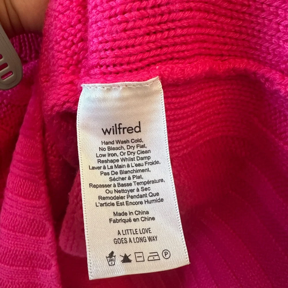 Aritzia Wilfred Cable Knit Sweater